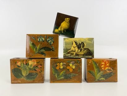 SPA. 6 Jolités. Inv 26016-26.
Set of six...