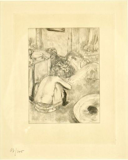 DEGAS Edgard (1834-1917). Based on. Engraving...