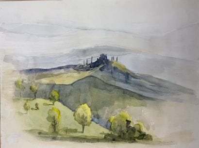 EMONTS Willy (1932-1992). Watercolor. Signed...