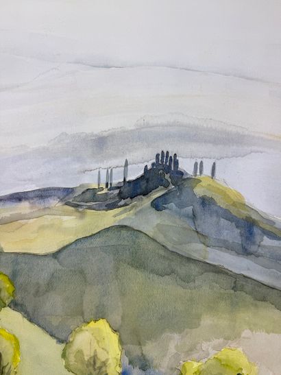 EMONTS Willy (1932-1992). Watercolor. Signed...