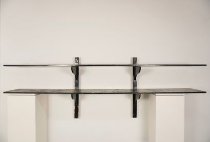 Large bakery or store shelf.
Dimensions:...