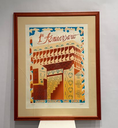 CHIO. Poster. 1ére Anniversario.
Latino Political...