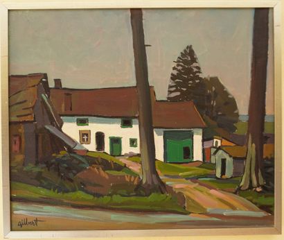 CHARLES GILBERT (1906-2000). Oil on canvas....