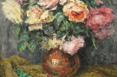 POREAU Oswald (1877-1955). Oil on canvas...