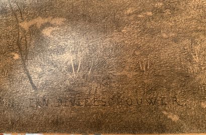 Ernest Gustave DE VLEESCHOUWER 20th century.
Large...