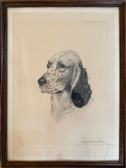 Léon DANCHIN. (1887-1938). Inv: 26016-54.
Etching...
