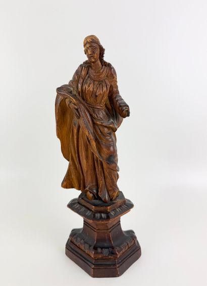 Bois sculpté. Inv 26016-55. 
Sculpture religieuse...