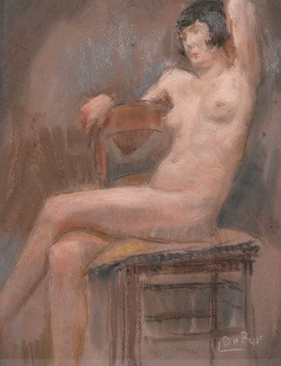 DUBAR Louis (1876-1951). Inv 9. Gouache on...