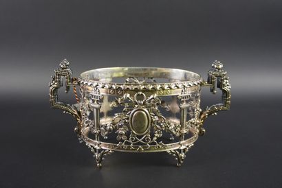 ARGENT. Bonbonnière en argent, Vers 1880....