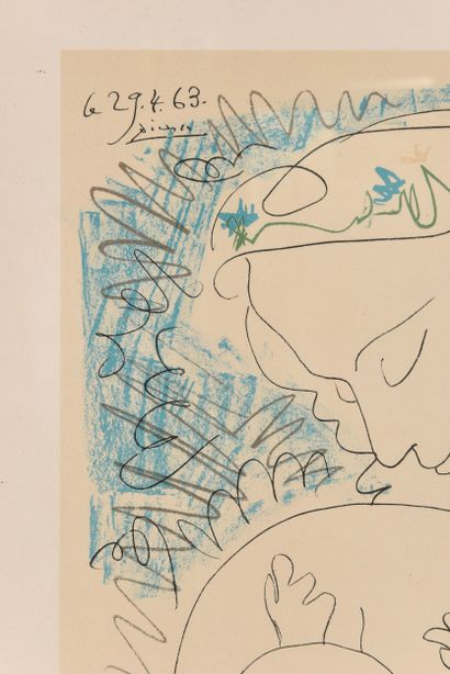 Pablo PICASSO (1881-1973). N°inv:25008- 23.
Estampe...
