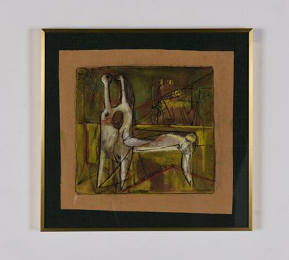 CORNEILLE (1922-2010). N°inv 25008- 32
Signed.
Painting...