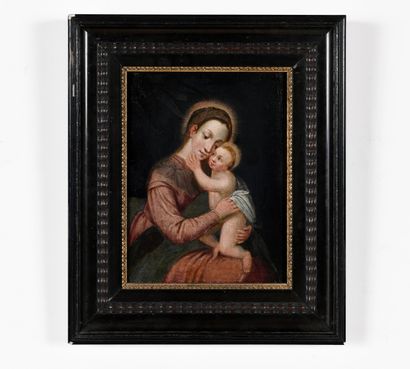 Vierge à l'enfant. N°inv: 25021-8.
Huile...