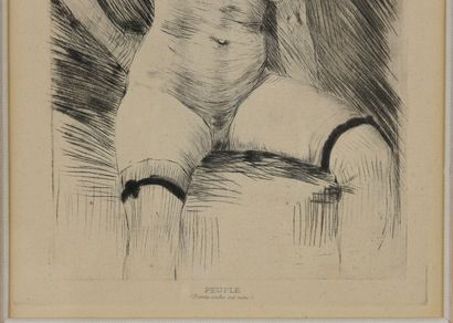 Félicien ROPS (1833-1898). N°inv: 25008-11.
Personnage...