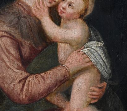 Vierge à l'enfant. N°inv: 25021-8.
Huile...