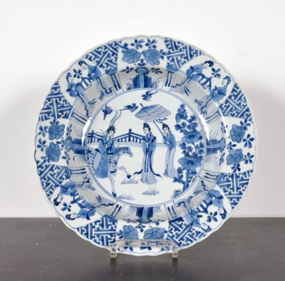 CHINE, fin XVIIè début XVIIIè. Inv 24002-17....