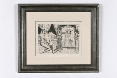 DELVAUX Paul (1897-1994). D'après. Inv: 72.
Grande...