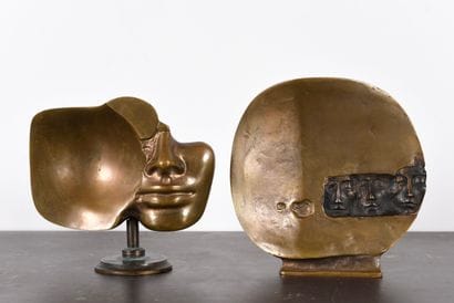 Rafaël VERJANS (1935). Sculpture-Volume
Bronze...