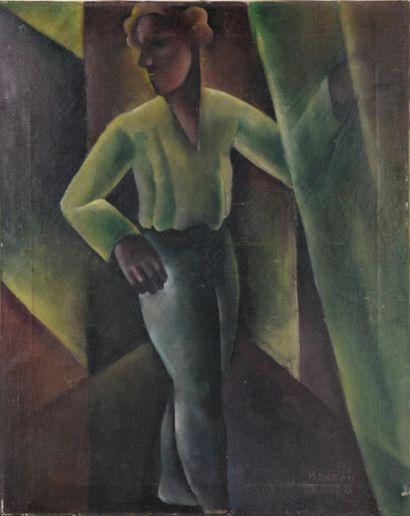 Hubert DUBOIS. Oil on canvas 
Signed and...