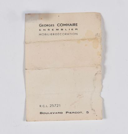 Georges COMHAIRE (1909-2000). N°inv:25008-...
