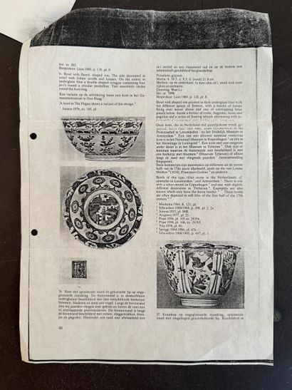 CHINE. Fin XVIIè début XVIIIè. N°Inv: 24002-18.
Bol...