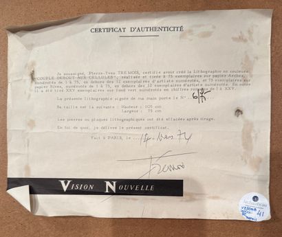 Pierre-Yves TRÉMOIS (1921-2020). N°inv 25008-...