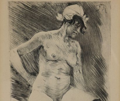 Félicien ROPS (1833-1898). N°inv: 25008-11.
Personnage...