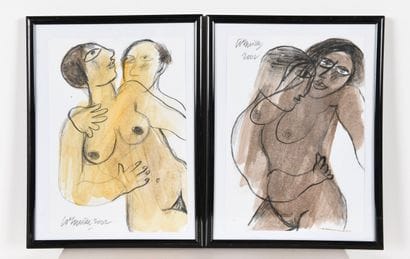 CORNEILLE (1922–2010). Inv. No.: 25008-89.
Two...