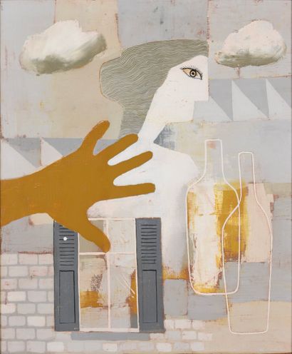 Jean OOSTERLYNCK (1915-1996). Inv 26005-30.
Oil...