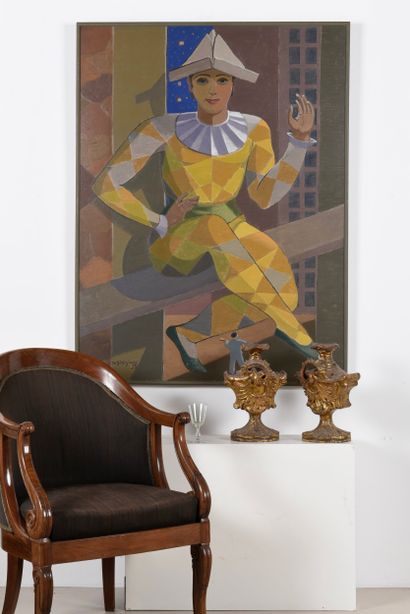 Edgard SCAUFLAIRE (1893-1960)
Oil on panel.
Dated...