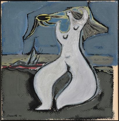 CORNEILLE (1922-2010). N°Inv:,25008-54. 
Signed.
Gouache...