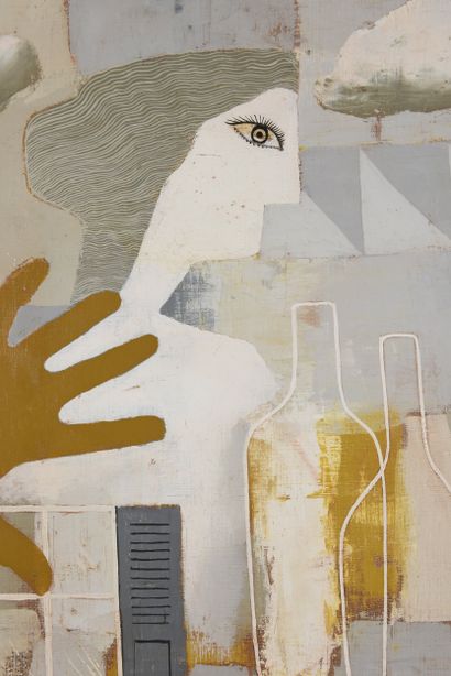 Jean OOSTERLYNCK (1915-1996). Inv 26005-30.
Oil...