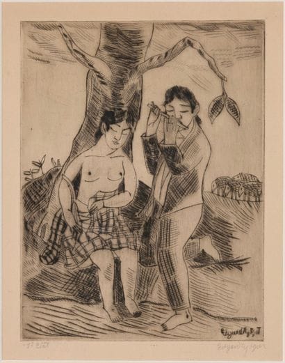 Edgard TYTGAT (1879-1957). N°inv: 25008-06.
Pointe...