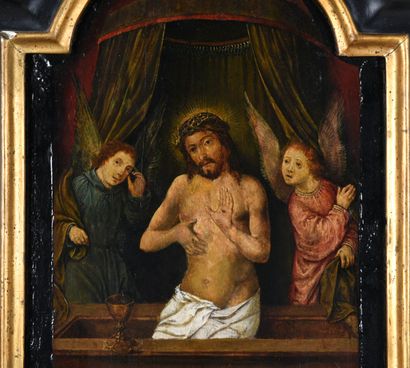 Christ de pitié. XVIIIè. N°inv: 25021-9.
Huile...