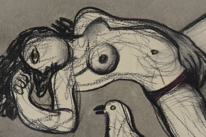 CORNEILLE (1922-2010). N°inv: 25008-09.
Watercolor...