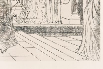 DELVAUX Paul (1897-1994). D'après. Inv: 72.
Grande...