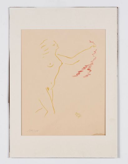 Jean COCTEAU (1889-1963). N°inv: 25008- 12.
Signée...