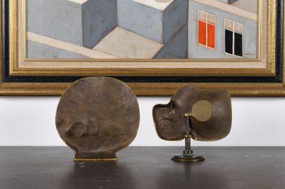 Rafaël VERJANS (1935). Sculpture-Volume
Bronze...