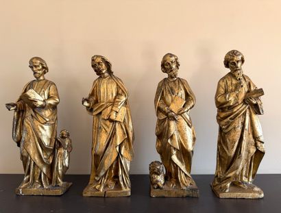 BOIS DORE. Inv 26016-32.
Ensemble de quatre...