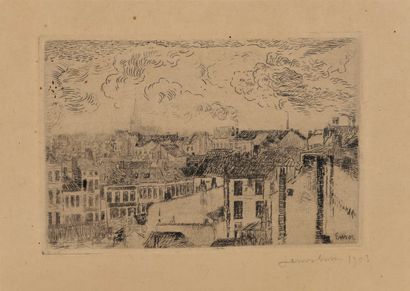 James ENSOR(1860-1949). N°inv 25008- 33
Titrée...