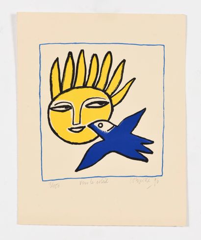 CORNEILLE (1922-2010). N°inv 25008-42.
Signée.
Titre...