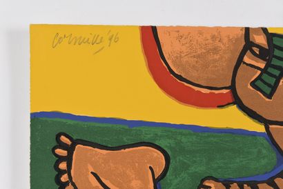 CORNEILLE (1922-2010). Inv: 90.
Sérigraphie...