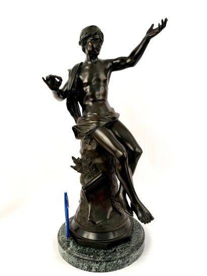 Henri JACOBS (1864-1935). Sculpture en bronze...