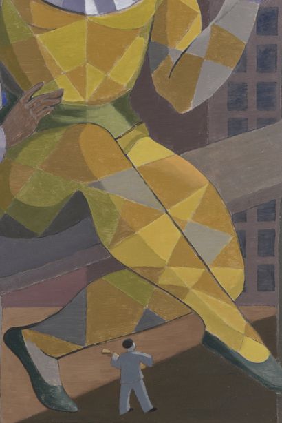 Edgard SCAUFLAIRE (1893-1960)
Oil on panel.
Dated...