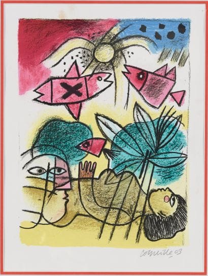 CORNEILLE (1922-2010). N°inv: 25008-20.
Signé...