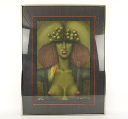VAN TUERENHOUT Jef (1926-2006).
Estampe multiple....