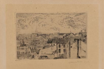 James ENSOR(1860-1949). N°inv 25008- 33
Titrée...