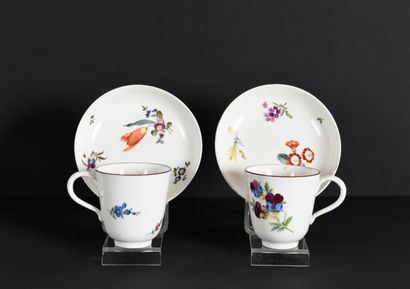 MEISSEN. Fin XVIIIè. Inv: 26016-45. Paire...