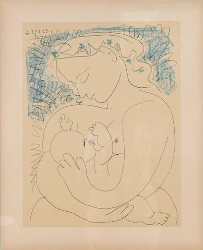 Pablo PICASSO (1881-1973). N°inv:25008- 23.
Estampe...