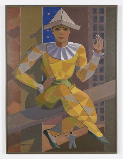 Edgard SCAUFLAIRE (1893-1960)
Oil on panel.
Dated...