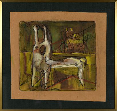 CORNEILLE (1922-2010). N°inv 25008- 32
Signed.
Painting...